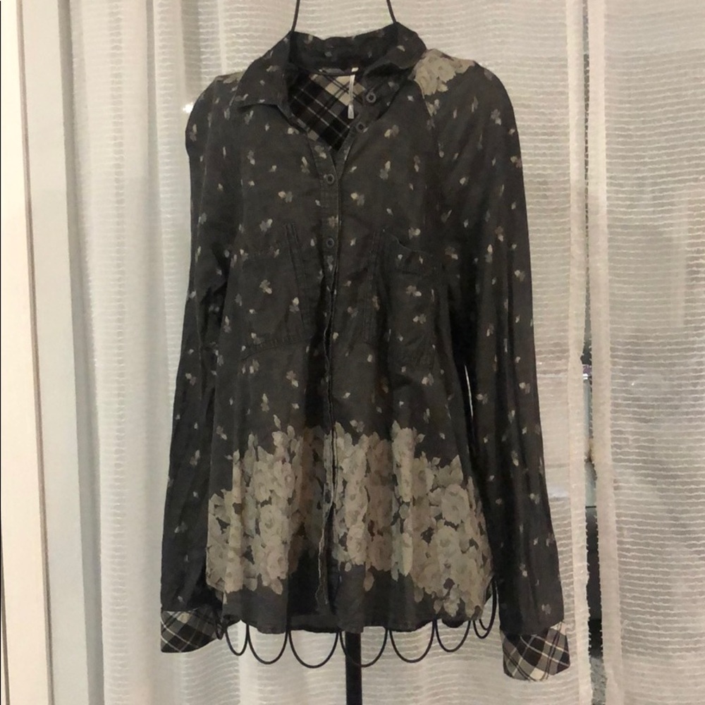 Free people long sleeve button down